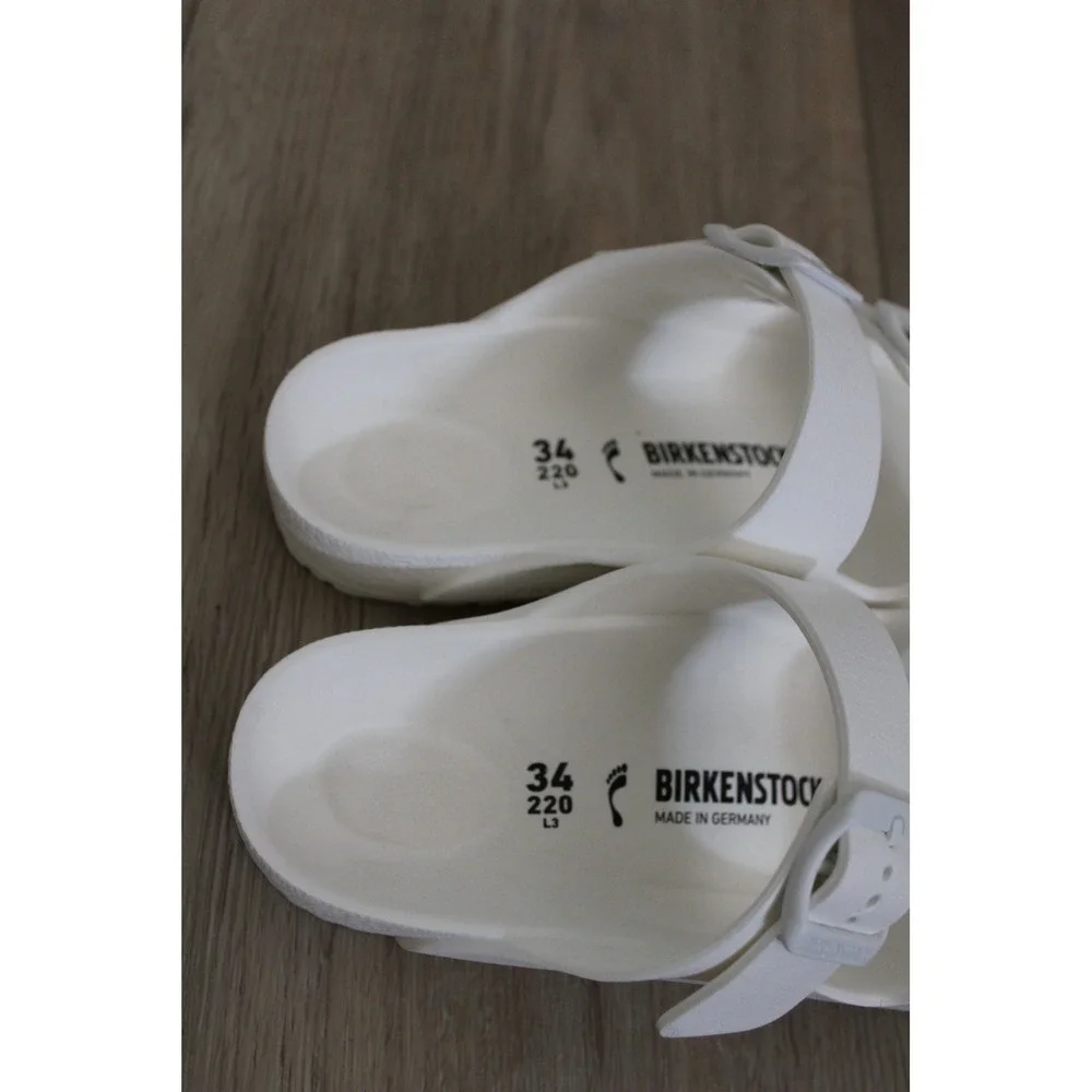Birkenstock Arizona EVA Kids White Sandals Waterproof Slides Size 34 L3 220